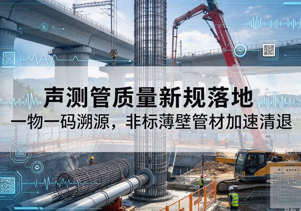 枣阳声测管质量新规落地，一物一码溯源，非标薄壁管材加速清退